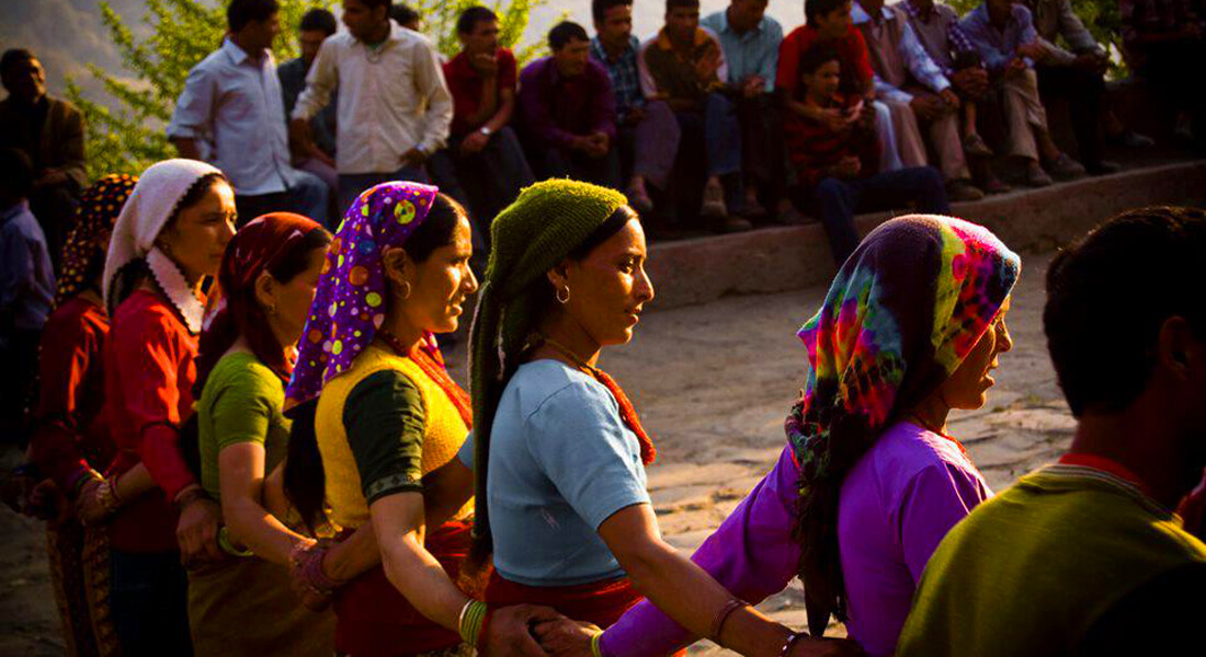 Uttarakhand folk dancers Chholiya sword dance wedding